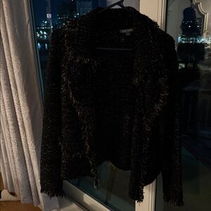 Roz & Ali Black Textured Blazer